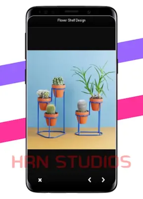 Flower pot rack design android App screenshot 1